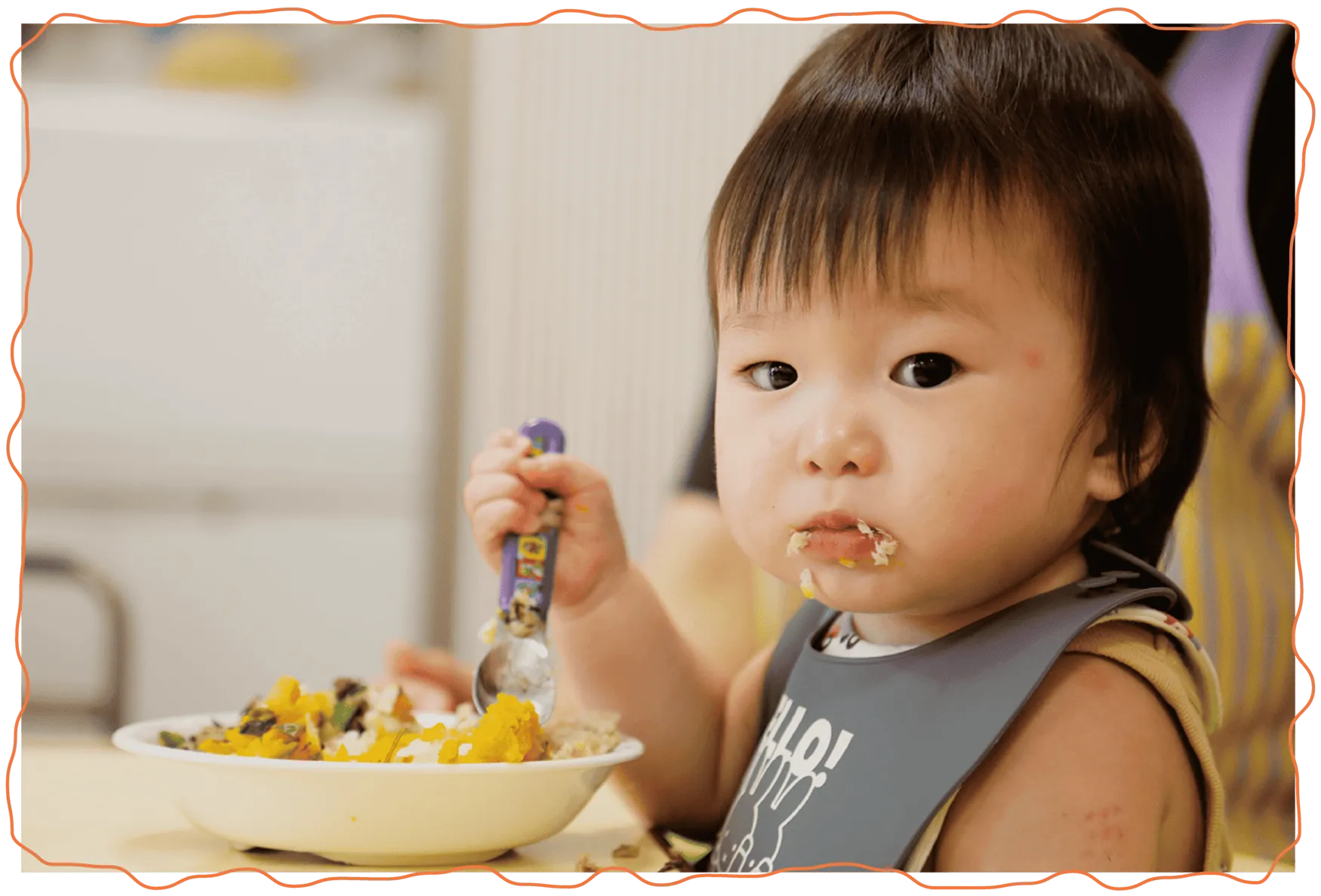 画像:給食について